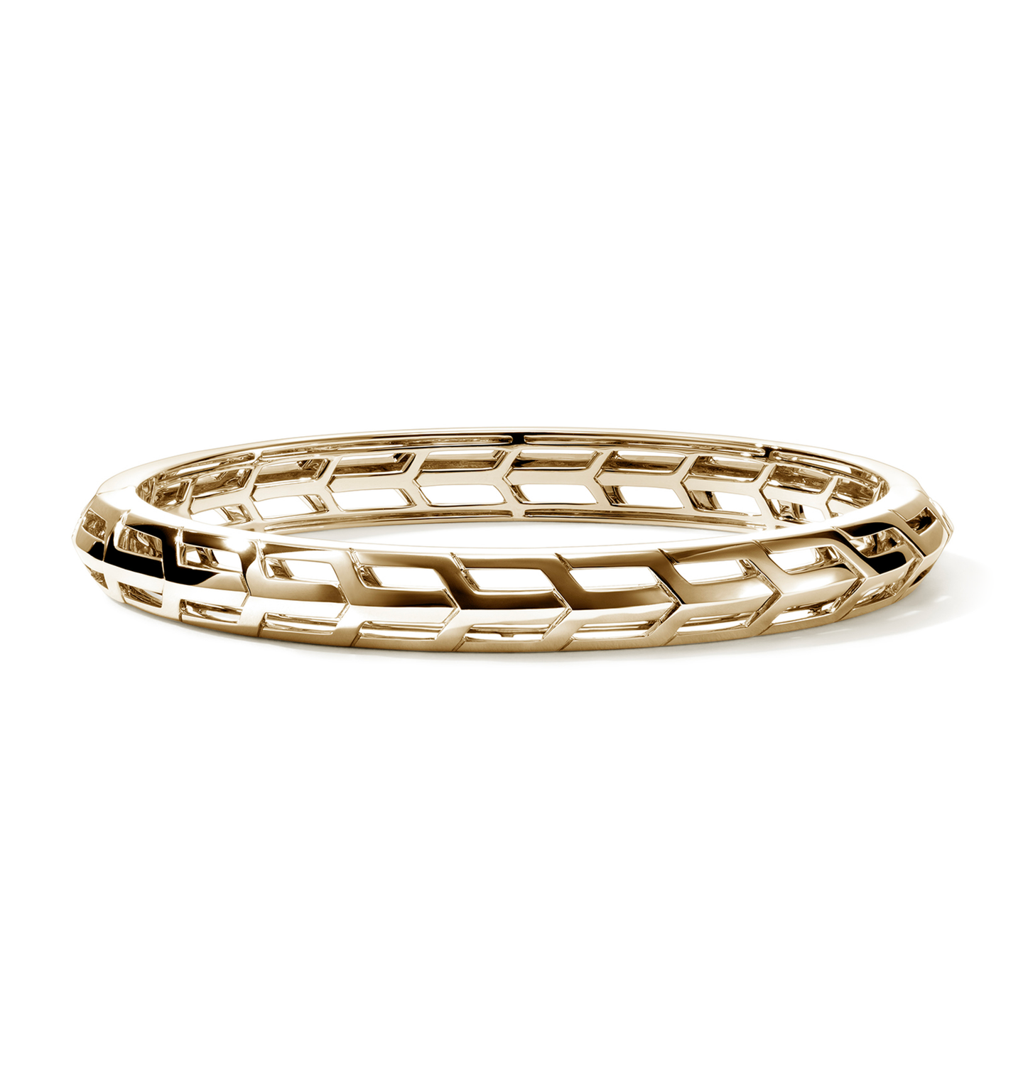 John Hardy Icon 50 Yellow Gold Hinged Bangle