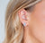 Sabel Collection White Gold Multi-Shape Diamond Stud Earrings