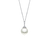 Sabel Collection White Gold Pearl Necklace with Diamonds