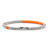 John Hardy Heishi Sterling Silver Orange Enamel Bracelet