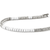 John Hardy Heishi Sterling Silver White Enamel Bracelet