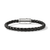 John Hardy Sterling Silver and Black Leather Cord Bracelet