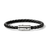 John Hardy Sterling Silver and Black Leather Cord Bracelet