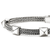 John Hardy Icon Stud Sterling Silver Flat Weave Chain Bracelet