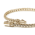 John Hardy Icon Yellow Gold Woven Bracelet clasp