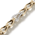 John Hardy Surf Yellow Gold Link Bracelet with Diamonds