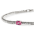 John Hardy Heishi Gem Sterling Silver Bracelet with Rhodolite, 2.5mm