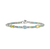 John Hardy Heishi Gem Sterling Silver Bracelet with Mixed Gemstones, 2.5mm