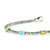 John Hardy Heishi Gem Sterling Silver Bracelet with Mixed Gemstones, 2.5mm
