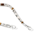 John Hardy Colorblock Slim Sterling Silver Brown Tiger Eye and Howlite Bracelet