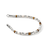 John Hardy Colorblock Slim Sterling Silver Brown Tiger Eye and Howlite Bracelet