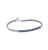 John Hardy Essentials Sterling Silver Gemstone Bracelet with Blue Sapphire