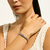 John Hardy Icon Sterling Silver Bracelet with Amethyst on model