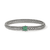 John Hardy Icon Sterling Silver Bracelet with Emerald