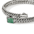 John Hardy Icon Sterling Silver and Emerald Bracelet