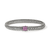 John Hardy Icon Sterling Silver Bracelet with Pink Sapphire