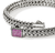 John Hardy Icon Sterling Silver and Pink Sapphire Bracelet