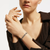 Woman wearing 6mm John Hardy Icon Link Mixed Metals Bracelet