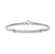 John Hardy Essentials Mixed Metals Pavé Diamond Bar Bracelet