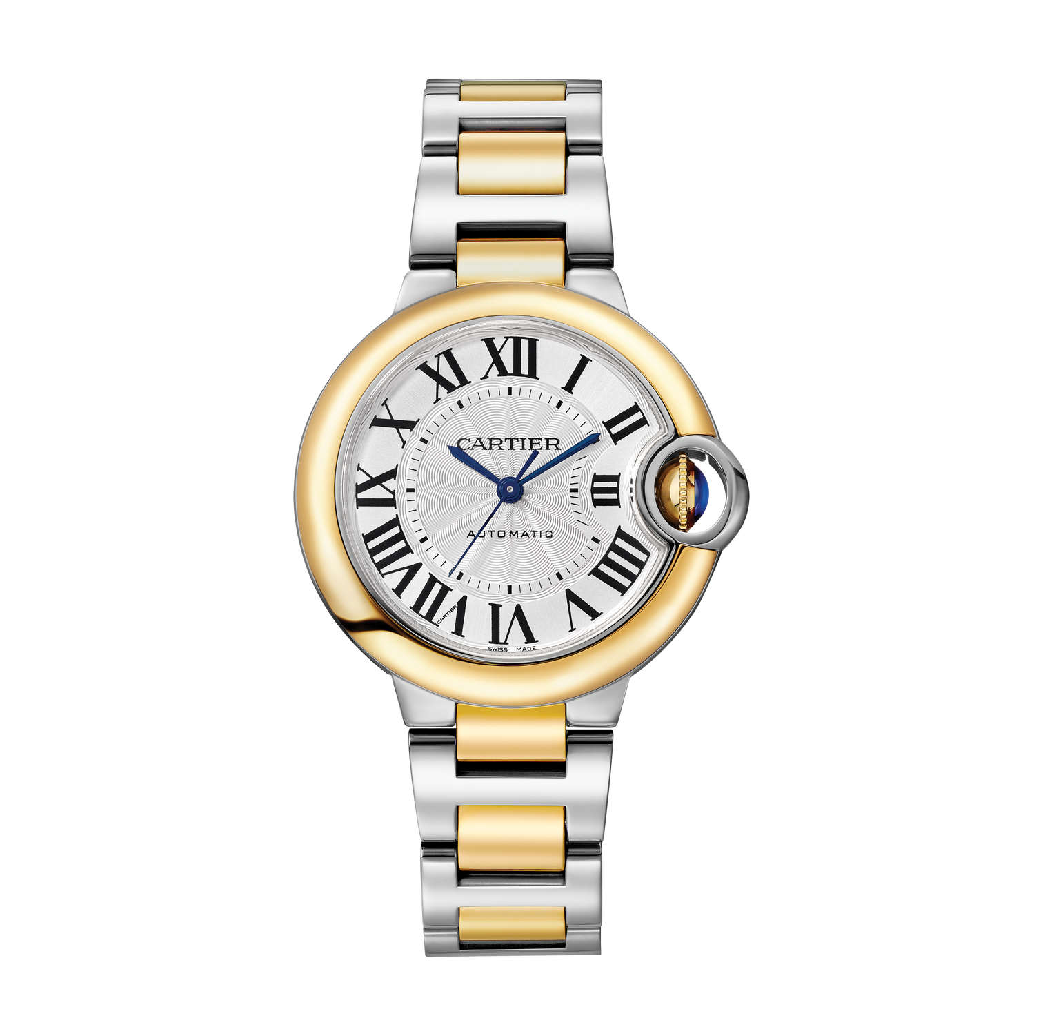 Ballon Bleu Carier 33 mm Yellow Gold Watch Fink's Jewelers