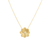 Marco Bicego Petali Yellow Gold Diamond Flower Necklace, 16.5&quot;