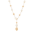 Marco Bicego Siviglia Yellow Gold and Mother of Pearl Lariat Necklace