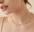 Marco Bicego Africa Yellow Gold Hand Engraved Bead Necklace