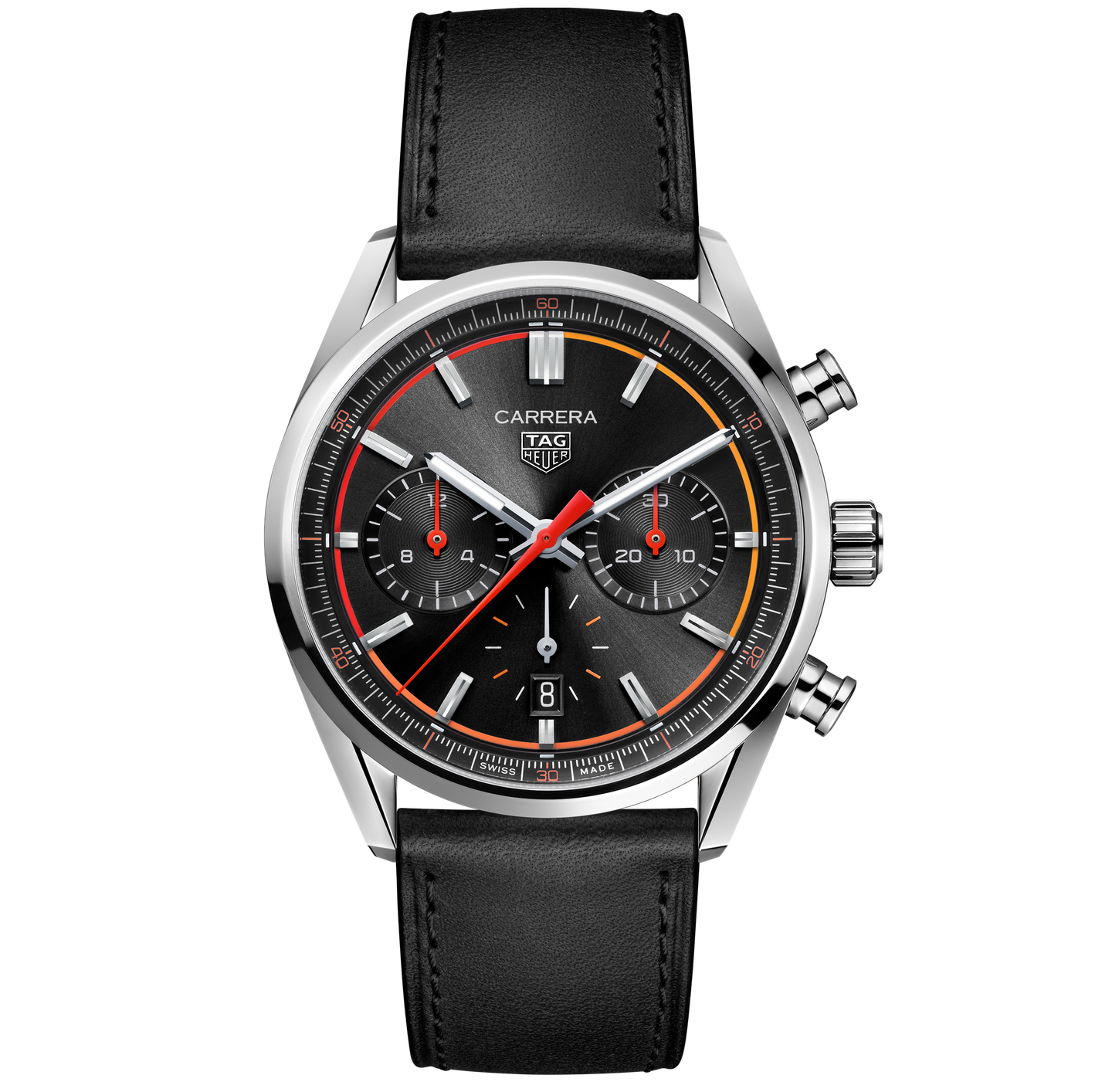 TAG Heuer Carrera Chronograph Watch with Black Dial