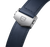 Blue Leather Strap with Steel Clasp on TAG Heuer Carrera Chronograph Watch