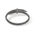 John Hardy Spear Dark Sterling Silver Diamond Pave Bypass Flex Cuff