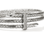 John Hardy Spear Sterling Silver Triple Bypass Flex Cuff with Diamonds