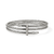 John Hardy Spear Sterling Silver Triple Bypass Flex Cuff with Diamonds