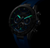 Glow-in-the-dark TAG Heuer Carrera Chronograph Extreme Sport Watch with Blue Rubber Strap