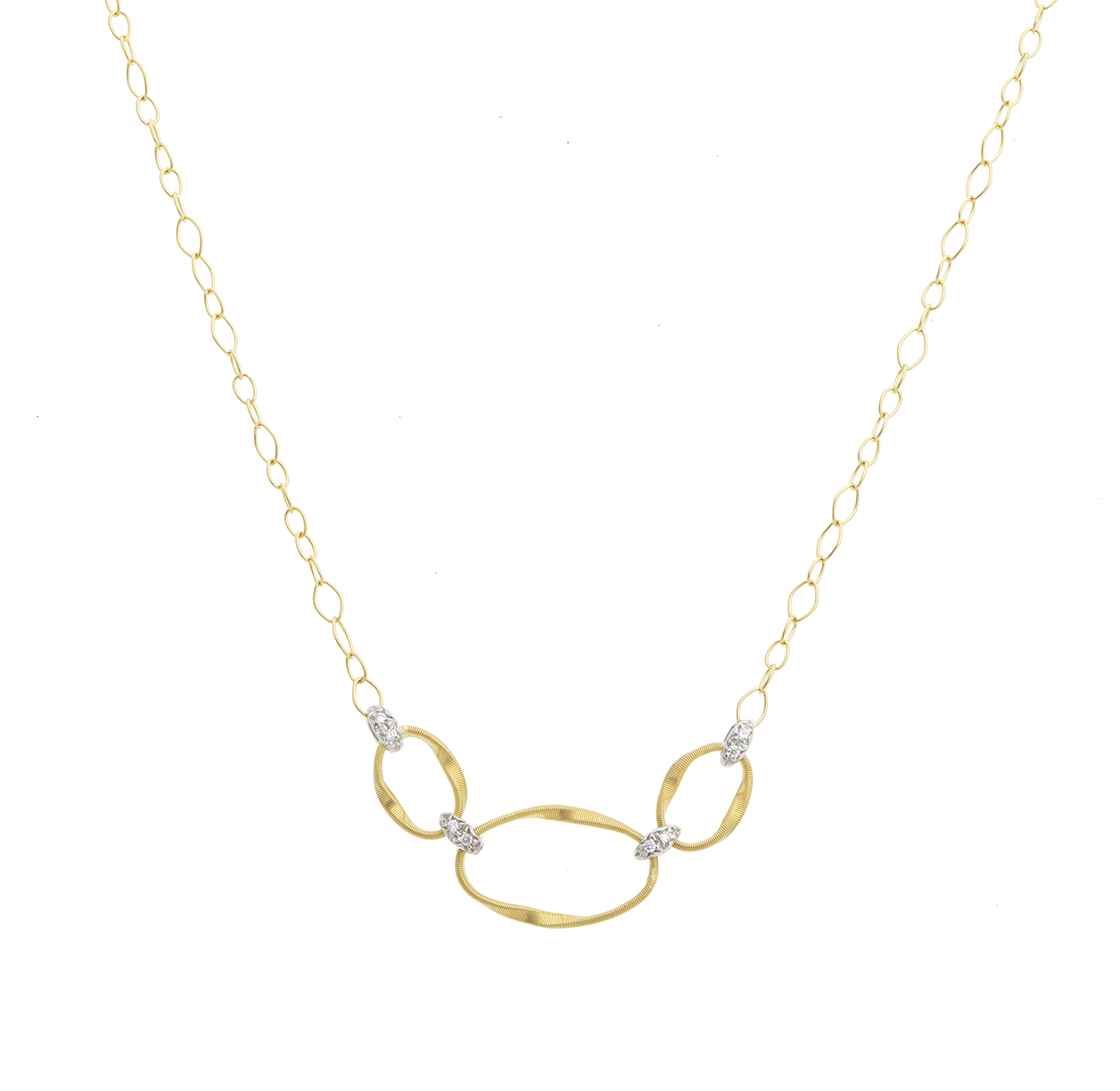 Marco Bicego Marrakech Onde 18K Yellow Gold Link Necklace