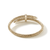 John Hardy Classic Chain Gold Diamond Pave Bypass Flex Cuff