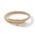 John Hardy Classic Chain Gold Diamond Pave Bypass Flex Cuff