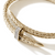 John Hardy Classic Chain Gold Diamond Pave Bypass Flex Cuff