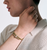 John Hardy Classic Chain Gold Diamond Pave Bypass Flex Cuff