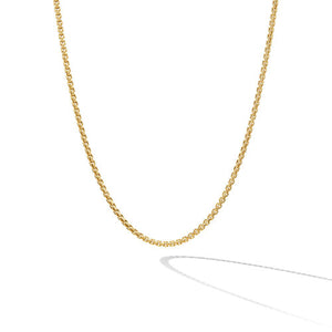 Box Chain Necklace in 18K Yellow Gold