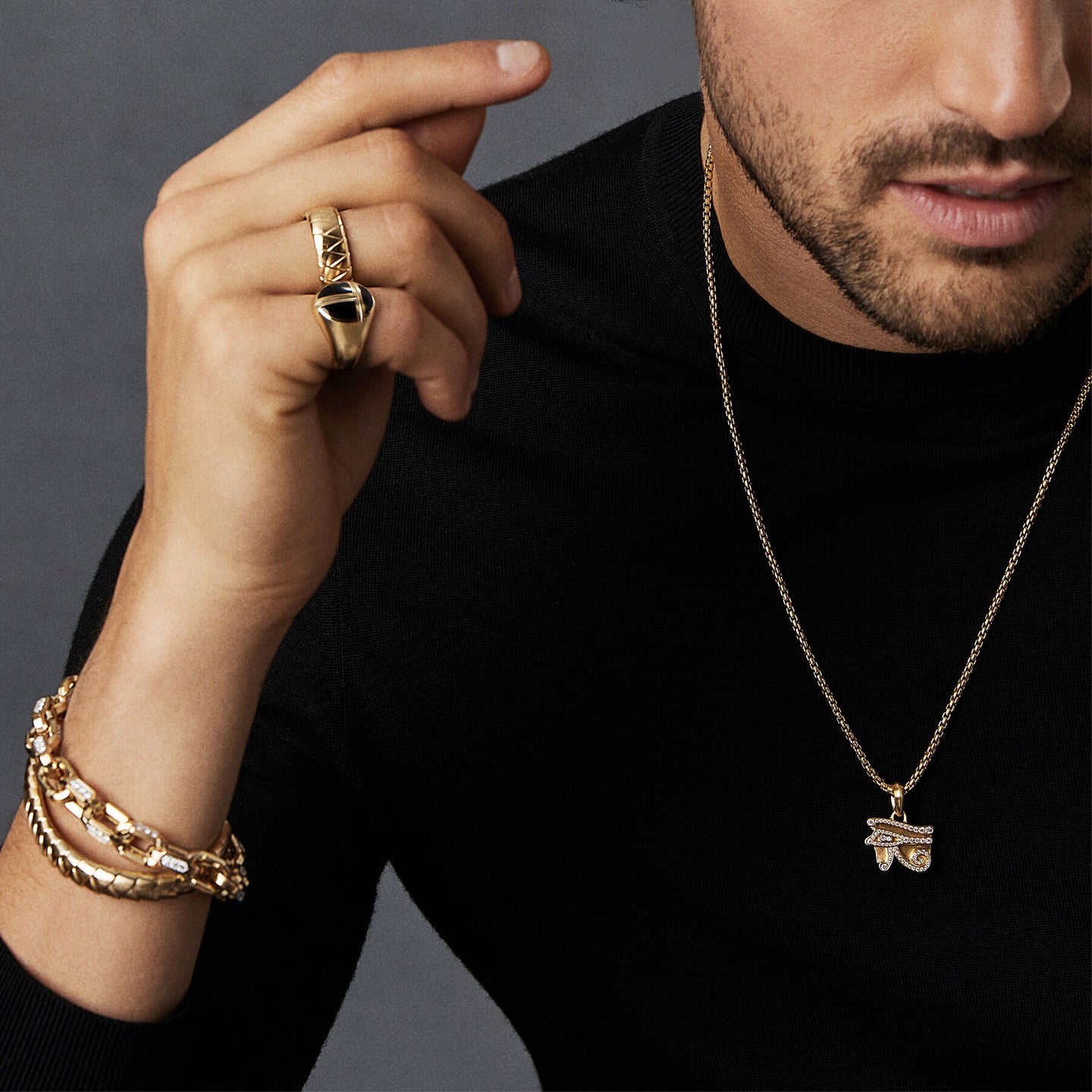 Small Box Chain in 18K Gold, 2.7mm, 20