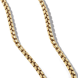 Box Chain Necklace in 18K Yellow Gold, 5mm
