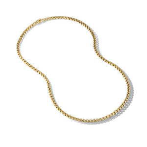 Box Chain Necklace in 18K Yellow Gold, 5mm