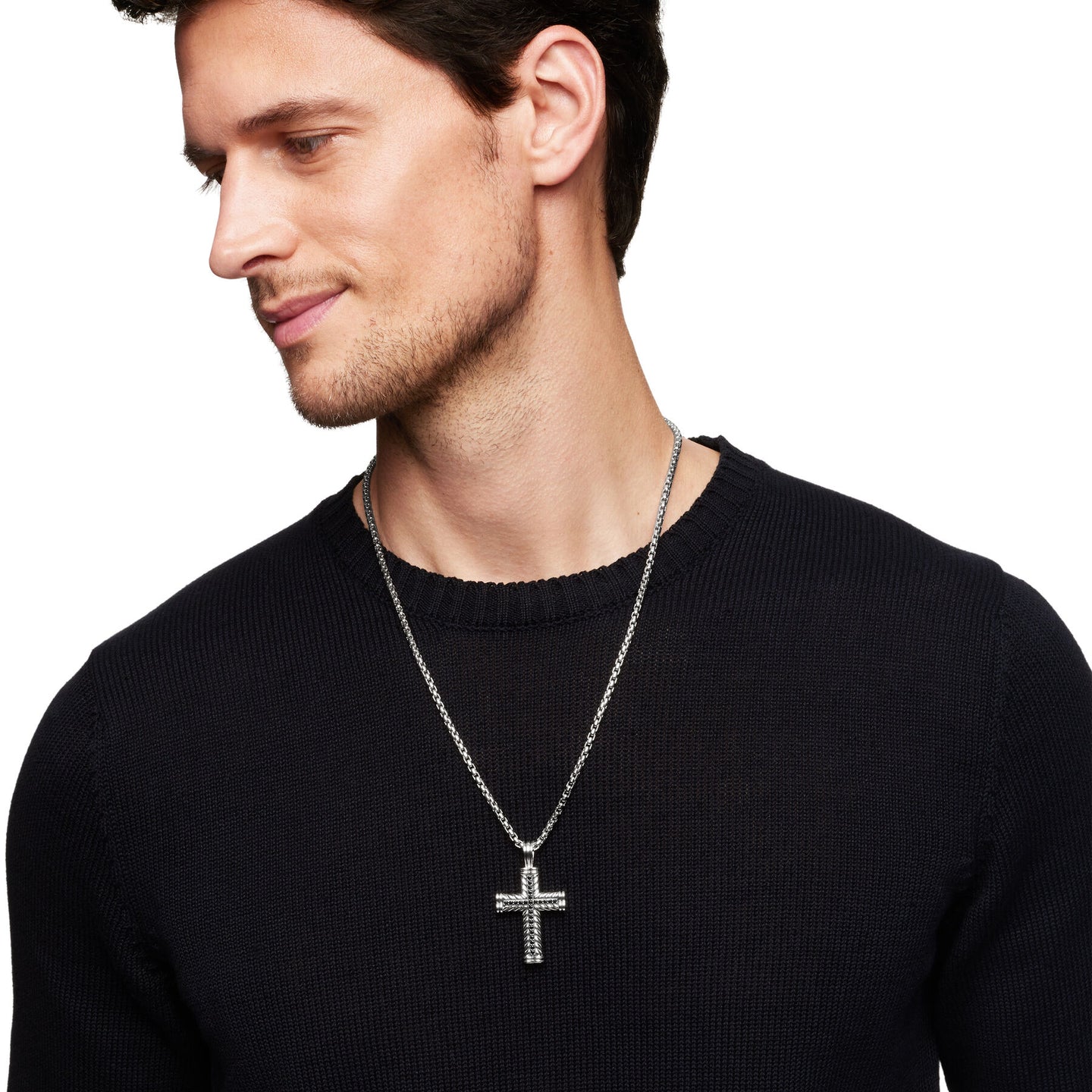 David Yurman The Chevron Collection Pendant in Sterling Silver (Image 5)