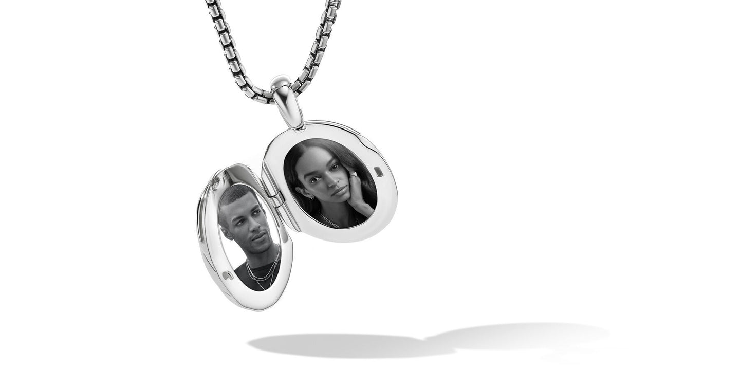 Sculpted Cable Locket Amulet (Image 5)