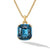 Marbella Pendant in 18K Yellow Gold with Hampton Blue Topaz, 22mm