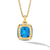 Marbella Pendant in 18K Yellow Gold with Hampton Blue Topaz, 22mm