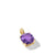 Marbella Pendant in 18K Yellow Gold with Amethyst, 12mm