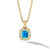 Marbella Pendant in 18K Yellow Gold with Hampton Blue Topaz, 12mm