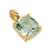 Marbella Pendant in 18K Yellow Gold with Prasiolite, 12mm