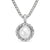Pearl Classics Cable Halo Amulet in Sterling Silver with Diamonds